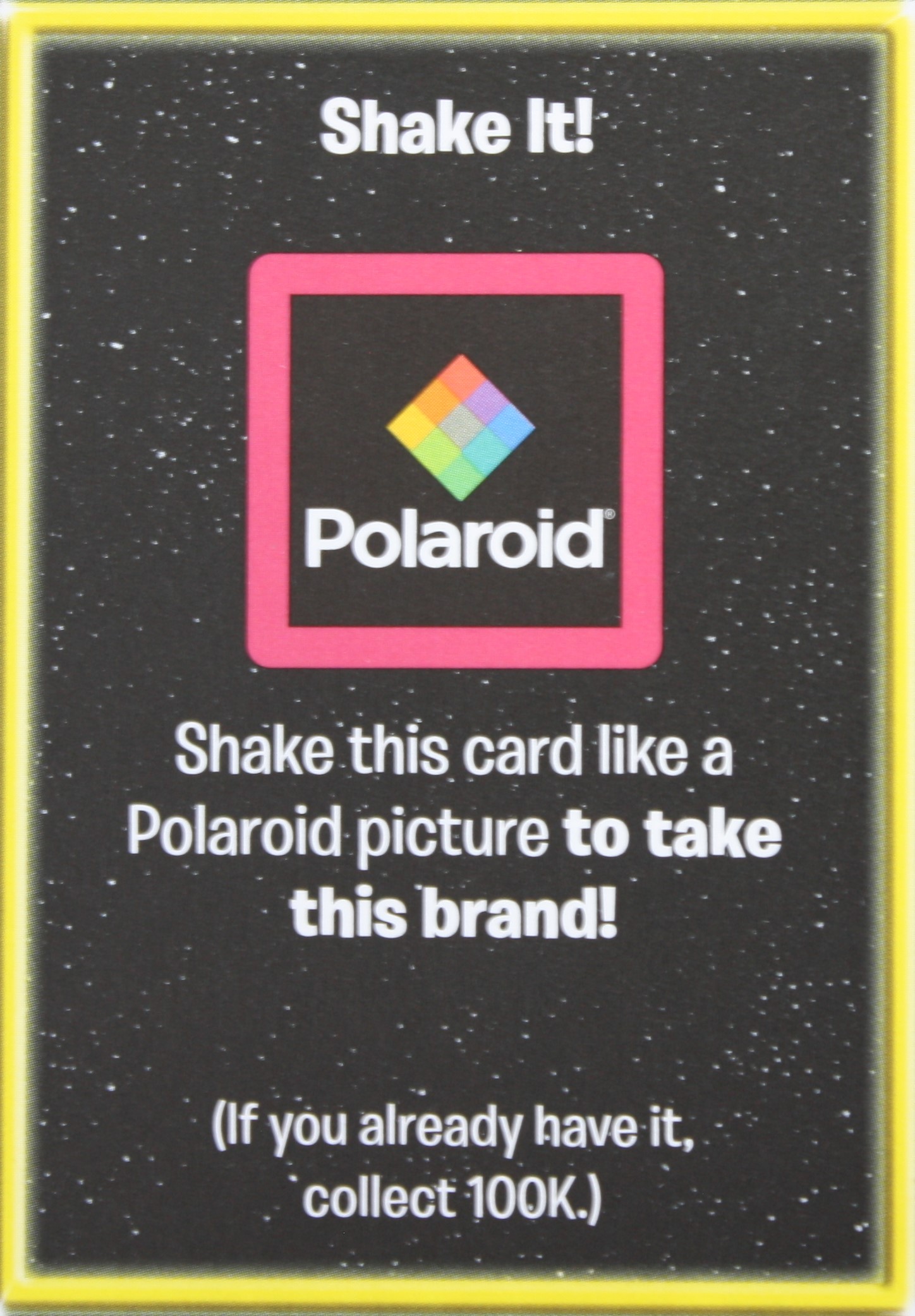 PARTS ONLY - The Game of Life "Empire" Board Game - Action "Shake It!" Card Only