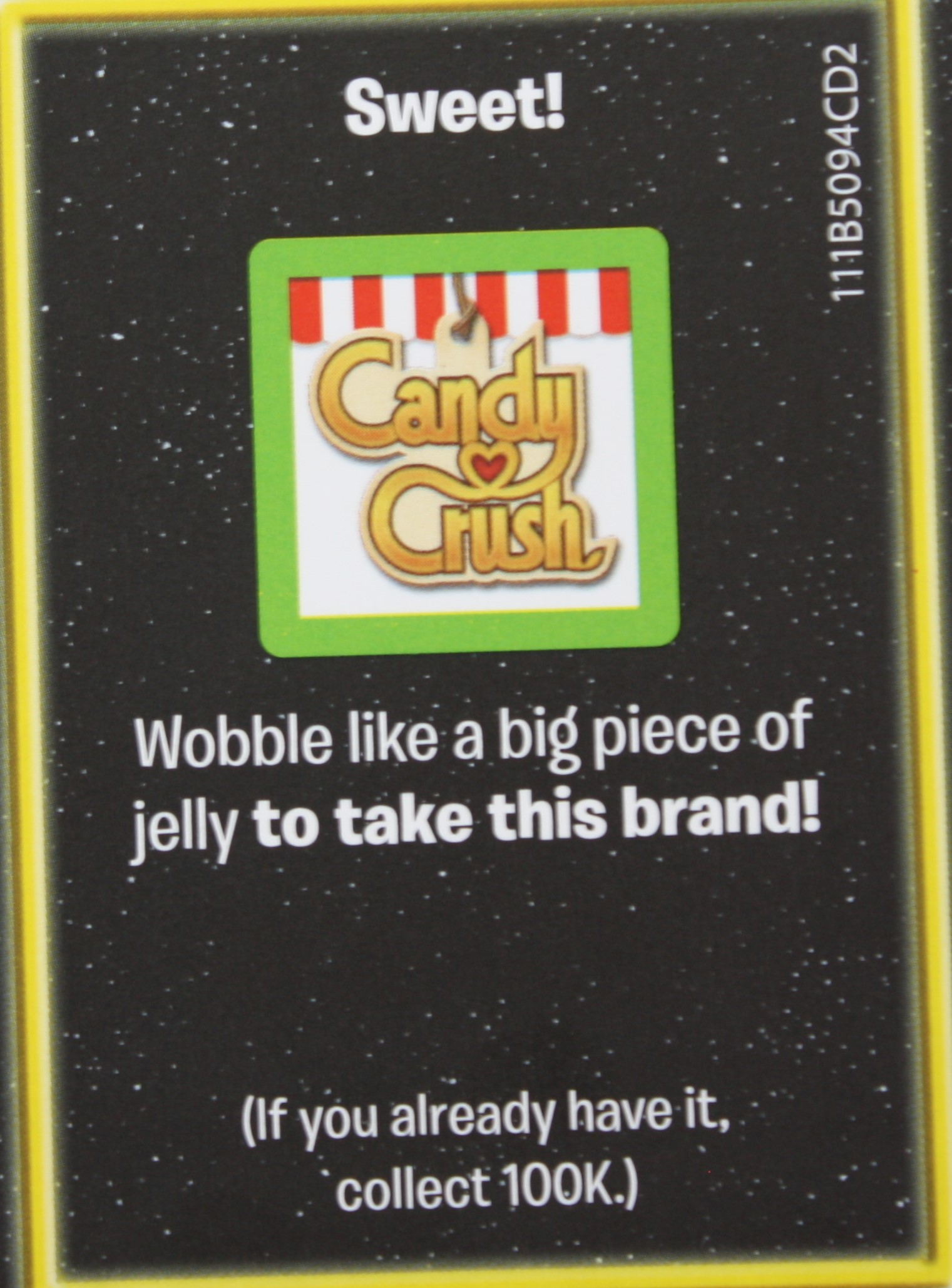 PARTS ONLY - The Game of Life "Empire" Board Game - Action "Sweet!" Card