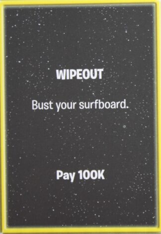 PARTS ONLY - The Game of Life "Empire" Board Game - Action "Wipeout" Card Only