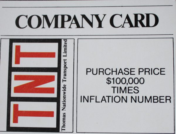 PARTS ONLY - Poleconomy Board Game - #11 Title Deed Card Only