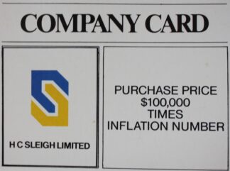 PARTS ONLY - Poleconomy Board Game - #2 Title Deed Card Only