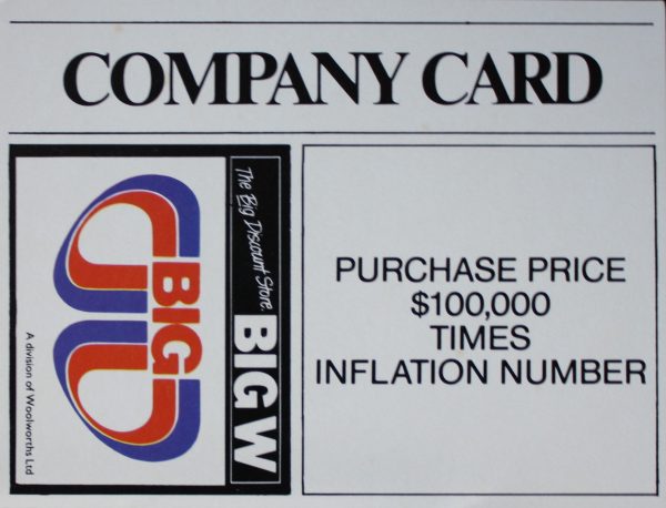 PARTS ONLY - Poleconomy Board Game - #4 Title Deed Card Only
