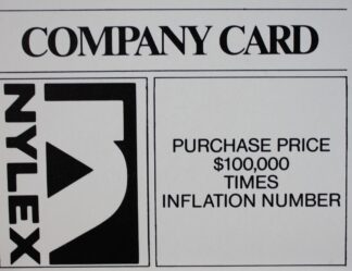 PARTS ONLY - Poleconomy Board Game - #5 Title Deed Card Only