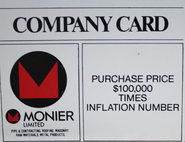 PARTS ONLY - Poleconomy Board Game - #6 Title Deed Card Only
