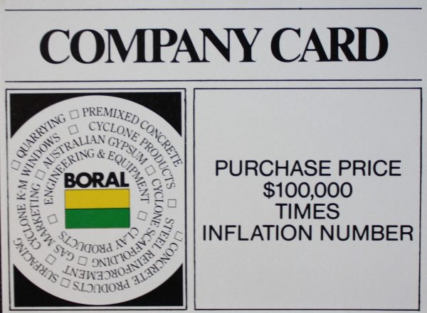 PARTS ONLY - Poleconomy Board Game - #7 Title Deed Card Only