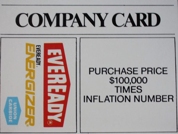 PARTS ONLY - Poleconomy Board Game - #9 Title Deed Card Only