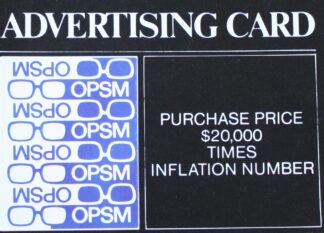 PARTS ONLY - Poleconomy Board Game - #13 Advertising Card Only