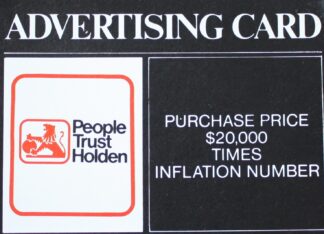 PARTS ONLY - Poleconomy Board Game - #15 Advertising Card Only