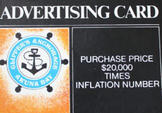 PARTS ONLY - Poleconomy Board Game - #24 Advertising Card Only