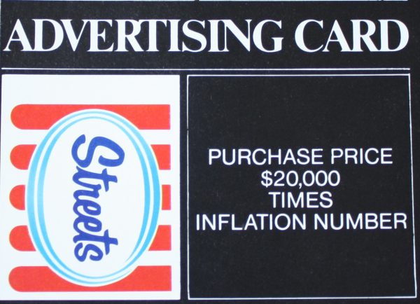 PARTS ONLY - Poleconomy Board Game - #9 Advertising Card Only
