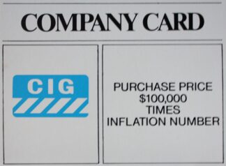 PARTS ONLY - Poleconomy Board Game - #10 Title Deed Card Only