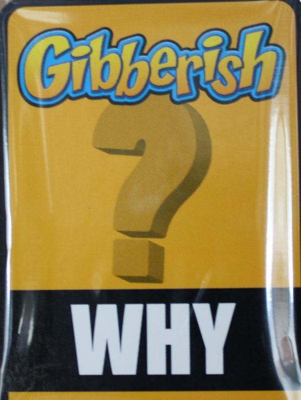 PARTS ONLY -Gibberish Board Game - (60) Cards