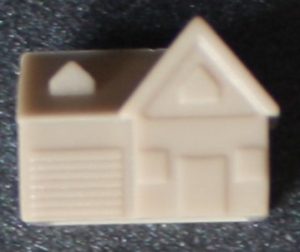 PARTS ONLY - Monopoly Board Game "City Edition"- 1 Block House