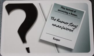 PARTS ONLY - Cluedo "Discover The Secrets" Board Game - #3 Intrigue Card Only