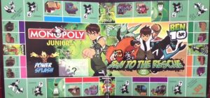 PARTS ONLY - Monopoly Junior Ben 10 Board Game - (1) Game Board Only