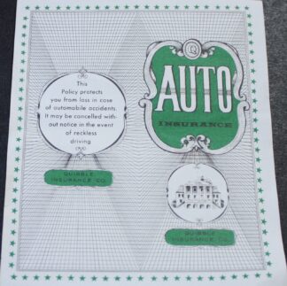 PARTS ONLY -Poleconomy Board Game - Auto Insurance