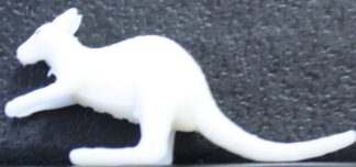 PARTS ONLY -Poleconomy Board Game - White Plastic (2cm) Kangaroo Token