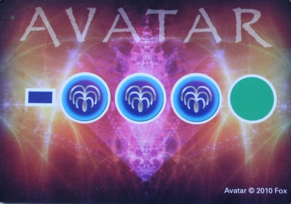 PARTS ONLY - Avatar The Board Game - #1 Avatar Deck Card Only