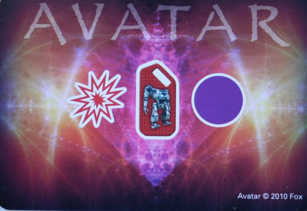 PARTS ONLY - Avatar The Board Game - #2 Avatar Deck Card Only