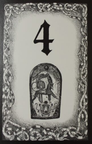 PARTS ONLY - Atmosfear "The Harbingers" Board Game - #20 Duel Card Only
