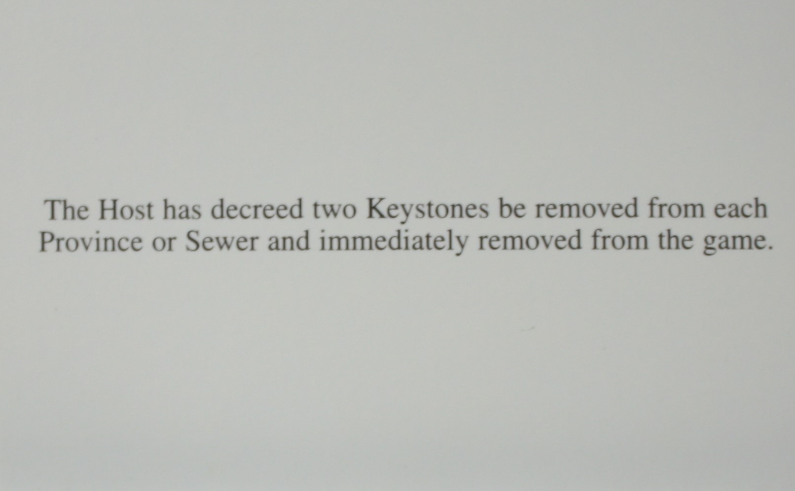 PARTS ONLY - Atmosfear "The Harbingers" Board Game - #4 Fate Card Only