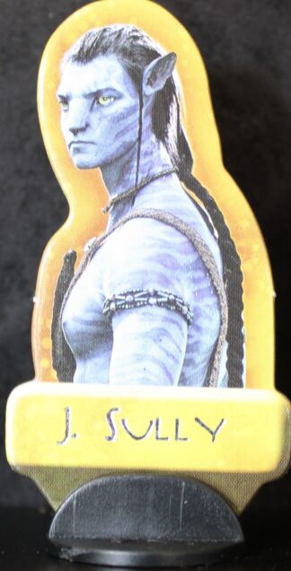 PARTS ONLY -Avatar The Board Game - J. Sully Na'vi Warrior Pawn & Stand