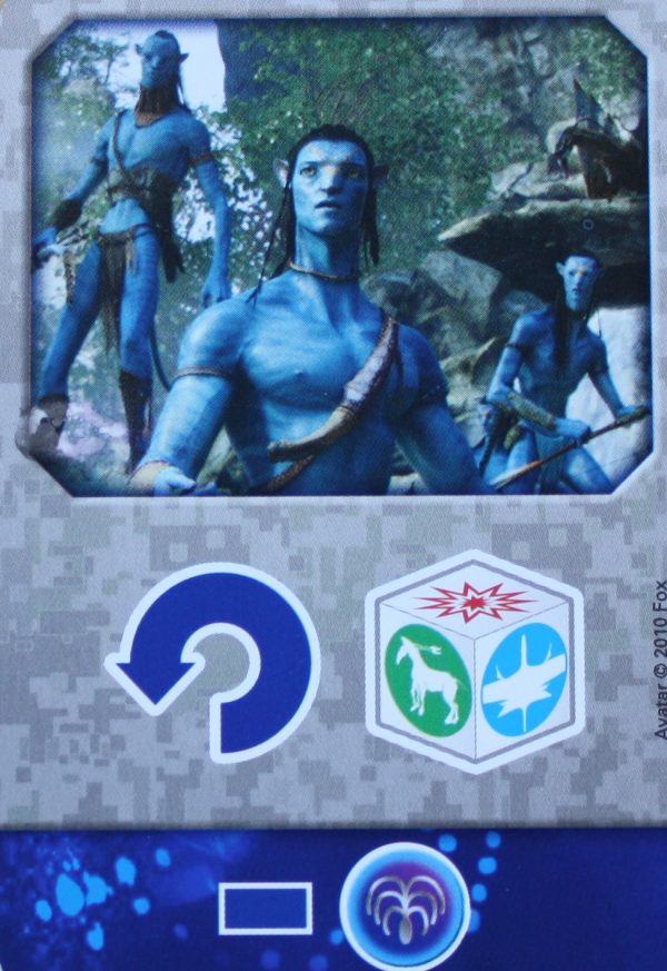 PARTS ONLY - Avatar The Board Game - #3 Territory Card Only