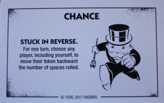 PARTS ONLY - Monopoly Board Game "Cheaters" Edition - (1) Chance Card #2 Only