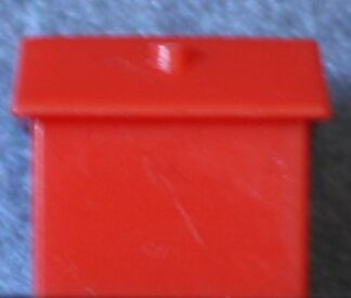 PARTS ONLY - Monopoly Board Game "Cheaters" Edition - (1) Plastic Red Hotel Only