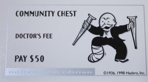 PARTS ONLY - Monopoly Board Game 2000 Millennium Tin Edition - #10 Community Chest Card Only