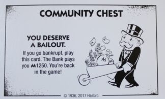 PARTS ONLY - Monopoly Board Game "Cheaters" Edition - (1) Community Chest Card #1 Only