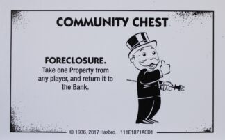 PARTS ONLY - Monopoly Board Game "Cheaters" Edition - (1) Community Chest Card #12 Only