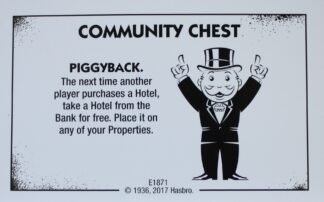 PARTS ONLY - Monopoly Board Game "Cheaters" Edition - (1) Community Chest Card #4 Only