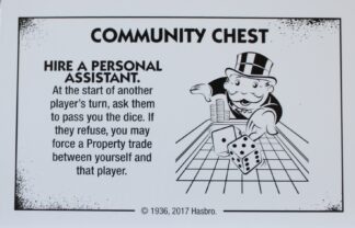 PARTS ONLY - Monopoly Board Game "Cheaters" Edition - (1) Community Chest Card #5 Only