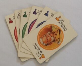 PARTS ONLY - Cluedo Board Game 1999 Version - (1) Pack of 6 Suspect Cards Only