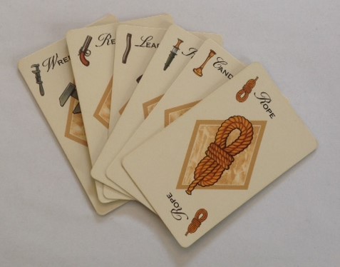 PARTS ONLY -Cluedo Board Game 1999 Version - Weapon Cards