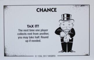 PARTS ONLY - Monopoly Board Game "Cheaters" Edition - (1) Chance Card #11 Only