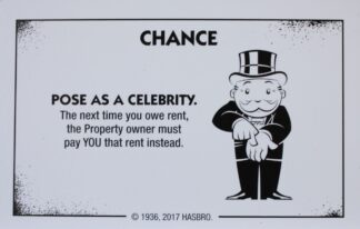 PARTS ONLY - Monopoly Board Game "Cheaters" Edition - (1) Chance Card #13 Only