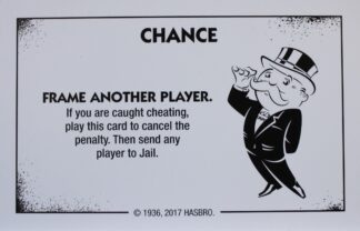 PARTS ONLY - Monopoly Board Game "Cheaters" Edition - (1) Chance Card #15 Only