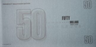 PARTS ONLY - Monopoly Board Game 2000 Millennium Tin Edition - Pack (10) $50 Translucent Money Only