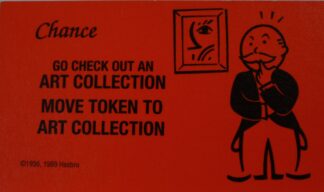PARTS ONLY - Monopoly 2000 Millennium Board Game - #15 Chance Card Only