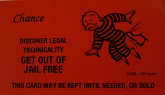 PARTS ONLY - Monopoly 2000 Millennium Board Game - #11 Chance Card Only