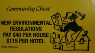 PARTS ONLY - Monopoly 2000 Millennium Board Game - #10 Community Chest Card Only