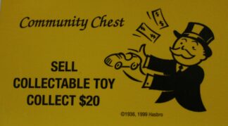 PARTS ONLY - Monopoly 2000 Millennium Board Game - #13 Community Chest Card Only