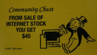 PARTS ONLY - Monopoly 2000 Millennium Board Game - #5 Community Chest Card Only