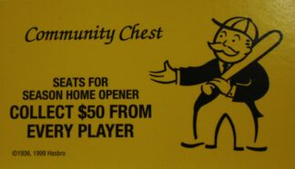 PARTS ONLY - Monopoly 2000 Millennium Board Game - #6 Community Chest Card Only