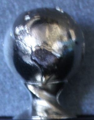 PARTS ONLY -Monopoly Board Game 2000 Millennium Tin Edition - Metal Globe Token