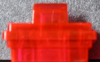 PARTS ONLY - Monopoly Board Game 2000 Millennium Tin Edition - (1) Stackable Translucent Red Hotel Only