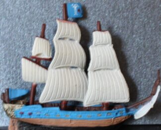 PARTS ONLY -Pirateology Board Game Parts - Plastic "The Queen Anne's Revenge" Ship Playing Piece