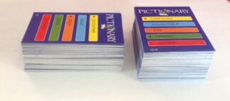 PARTS ONLY -PARTS ONLY -Pictionary Board Game - (210) Double-Sided Word Cards
